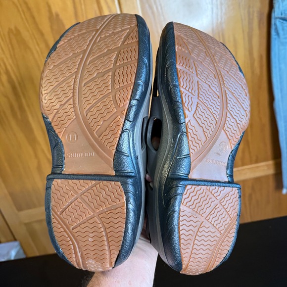 Shimano Evair Fishing Marine Shoes Khaki & Black Men's Size 11 M Waterproof - Picture 6 of 9